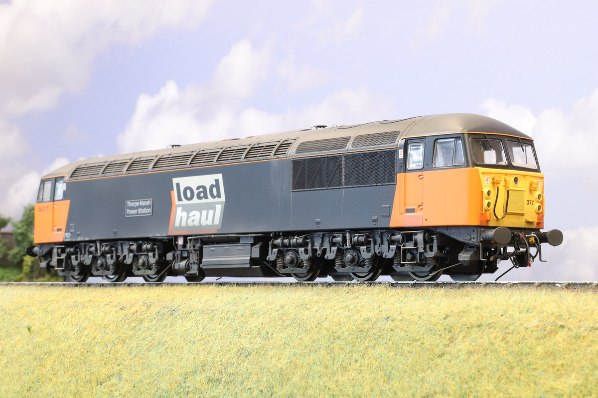 Heljan 5607 Finescale O Gauge Class 56 No.56077  &#39;Thorpe Marsh Power Station&#39;, Weathered