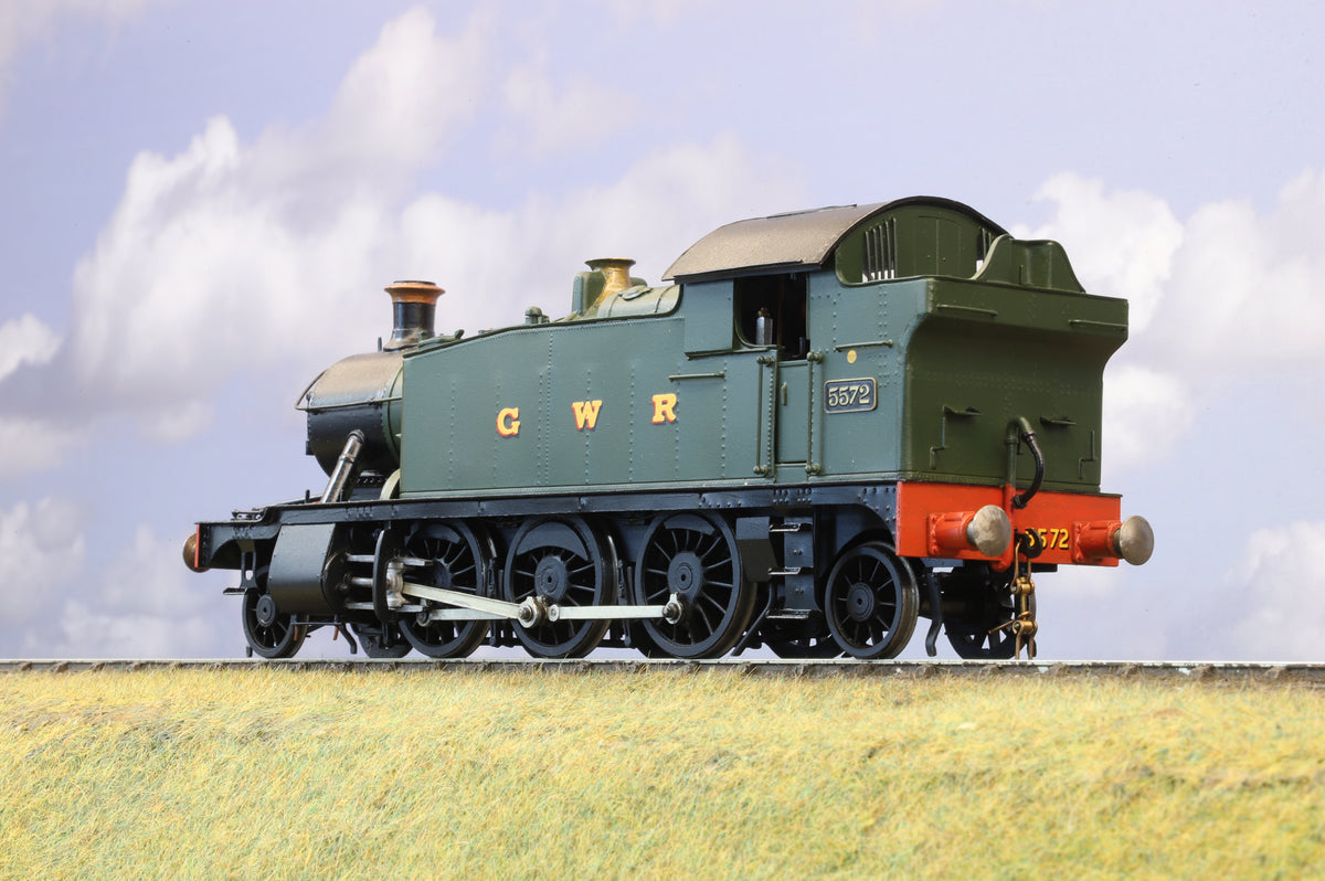 Finescale O Gauge (Kit-Built) GWR Small Prairie No. 5572, GWR Green
