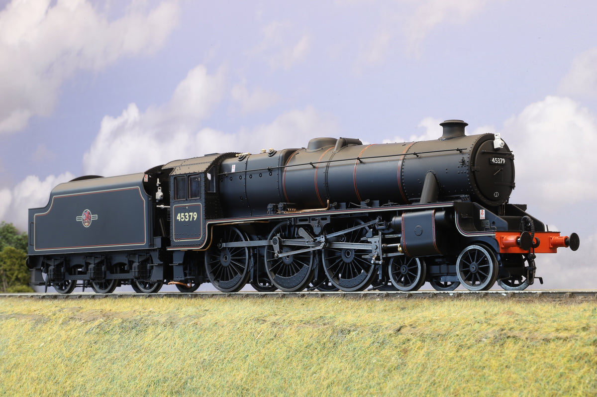 Finescale O Gauge Ellis Clark Trains Black 5 No. 45379, BR Lined Black , Late Crest
