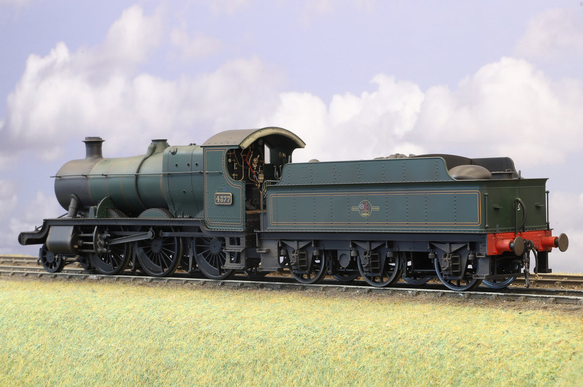 Heljan Finescale O Gauge 2-6-0 'Mogul' 43xx Class No. 4377 BR Lined Green (Tower Exclusive) Weathered DCC Sound Fitted