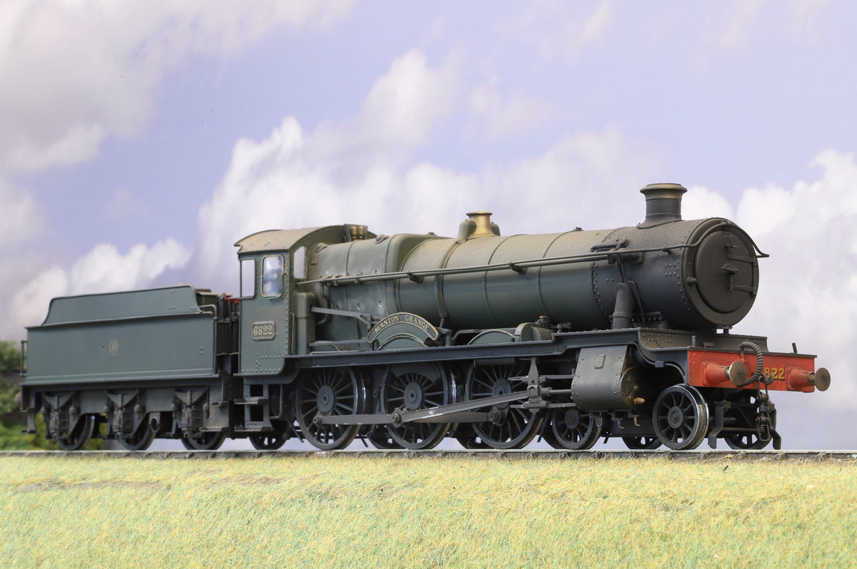 Sancheng Finescale O Gauge GWR 'Grange' No. 6822 'Manton Grange' Shirtbutton Green (Weathered)