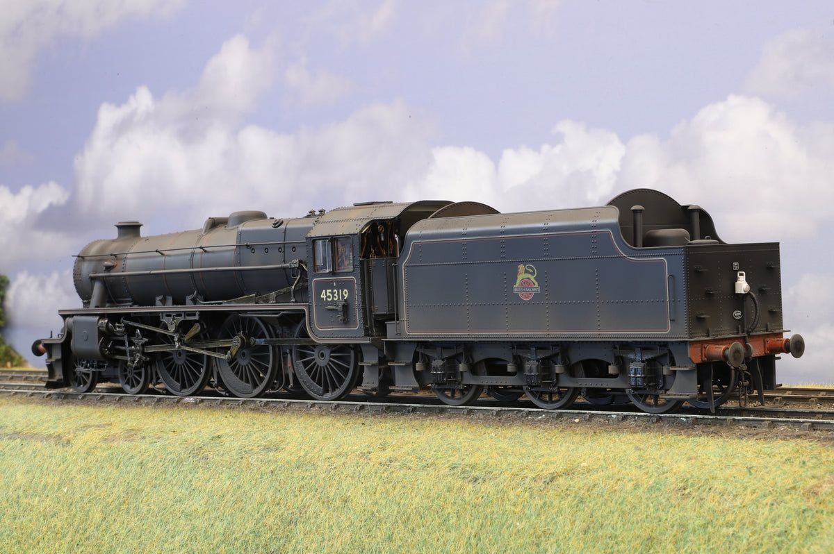 Finescale O Gauge Ellis Clark Trains Black Five No.45319 (Riveted Tender)(Tablet Catcher Fitted), DCC Sound, Pro Weathered