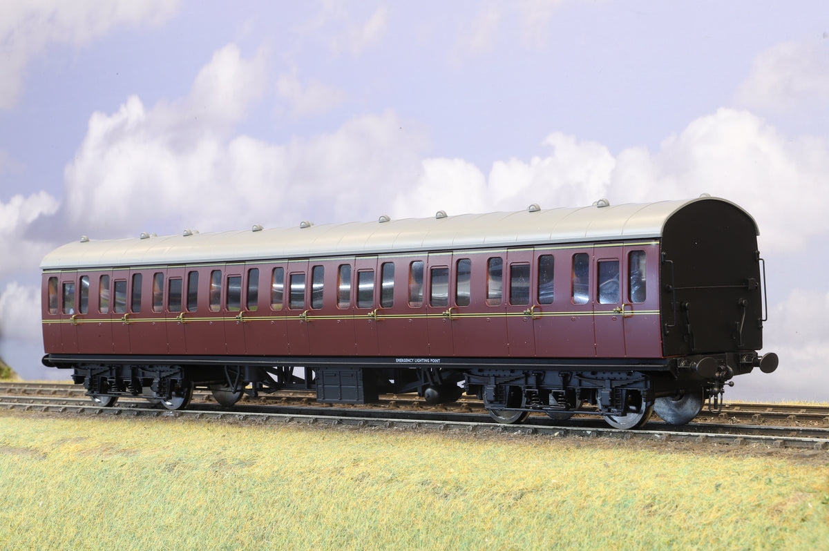 Darstaed Finescale O Gauge BR 57' Mk1 Suburban Second, BR Lined Maroon