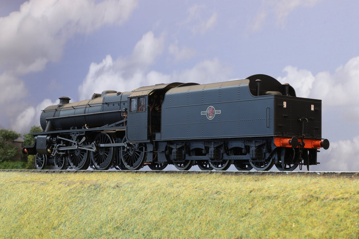 Finescale O Gauge Ellis Clark Trains Black 5 Un-numbered BR Black Unlined, Late Crest, DCC Sound