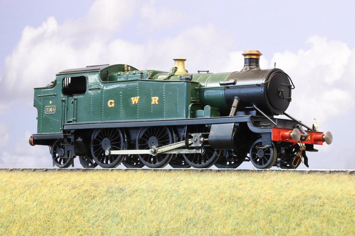Finescale O Gauge (Kit-Built) GWR &#39;Large Prairie&#39; No. 5164 GWR Green, DCC Sound