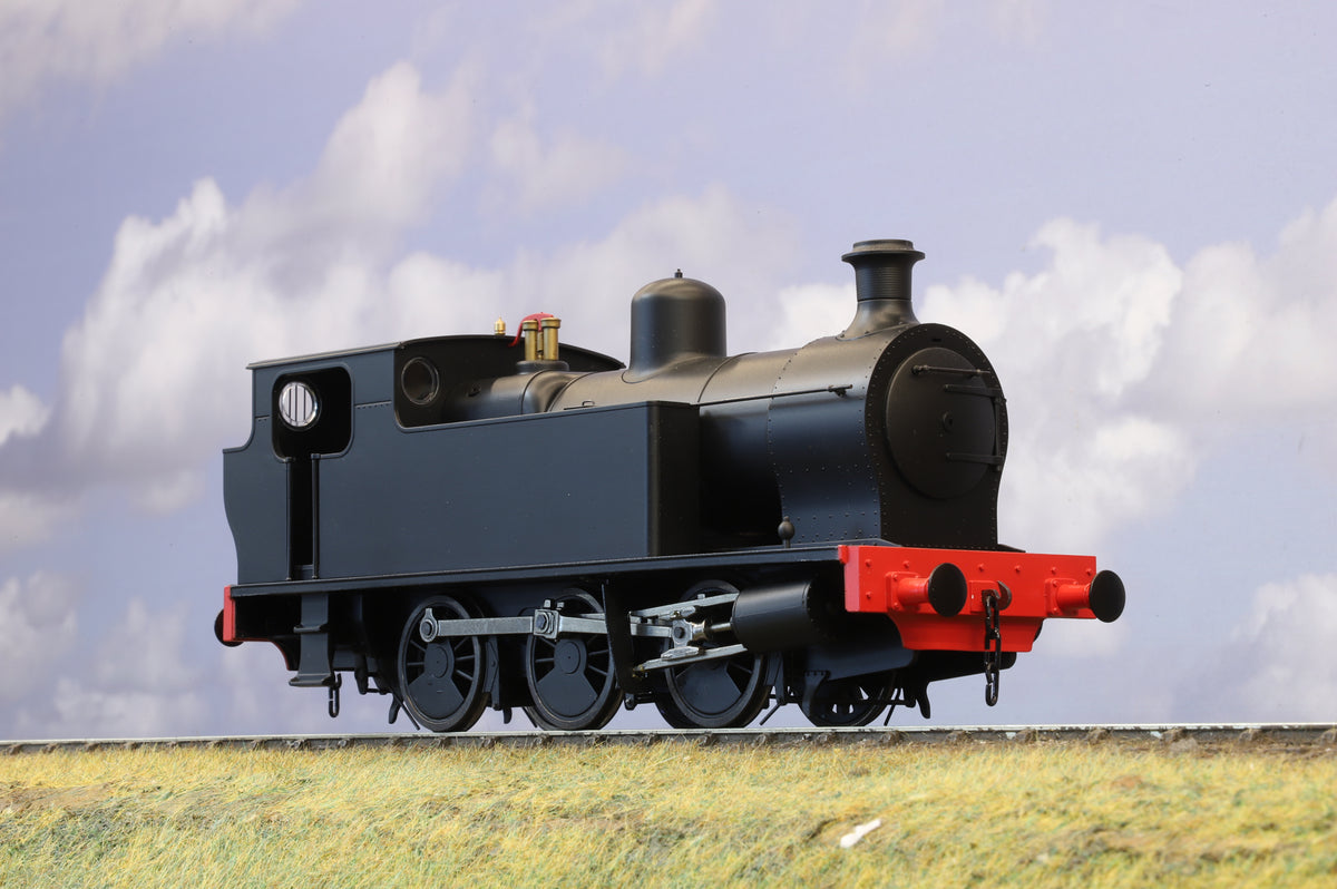 Minerva Finescale O Gauge Kerr Stuart 'Victory' 0-6-0 Tank, Plain Black, DCC Sound