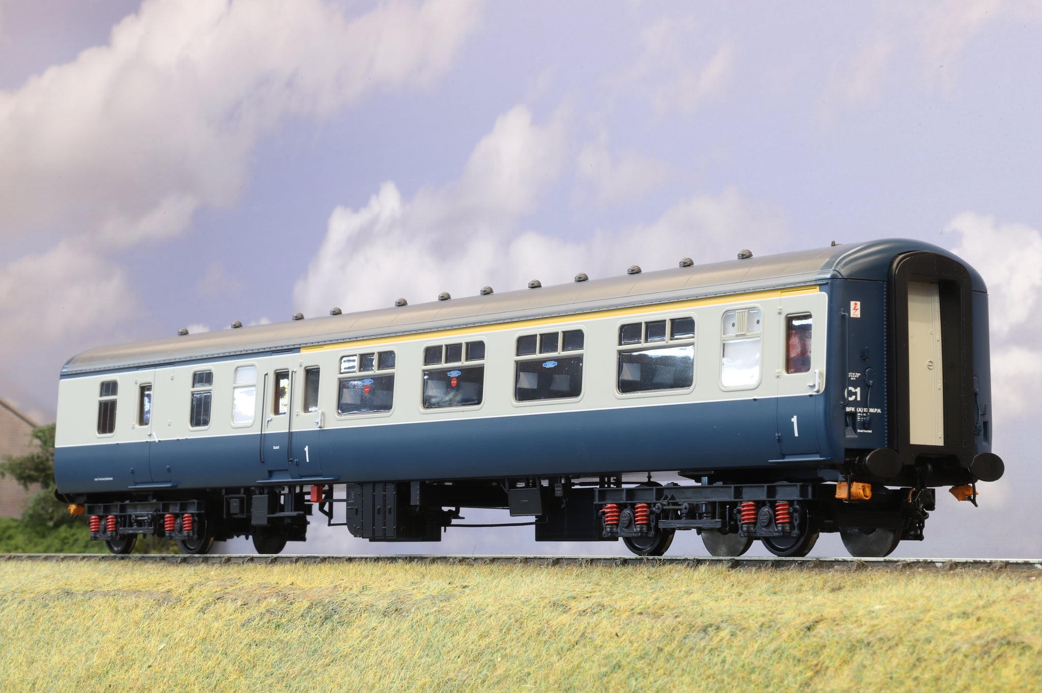 Heljan Finescale O Gauge MK2 BFK BR Blue Grey Unnumbered Ellis heljan-finescale-o-gauge-mk2-bfk-br-blue-grey-unnumbered-ellis