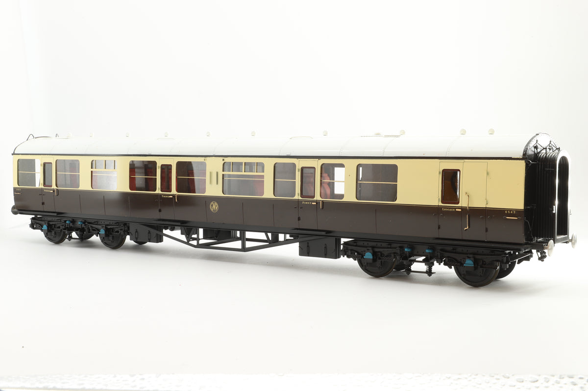 Finescale Brass Gauge 1 GWR Collett Brake Corridor Composite Chocolate & Cream