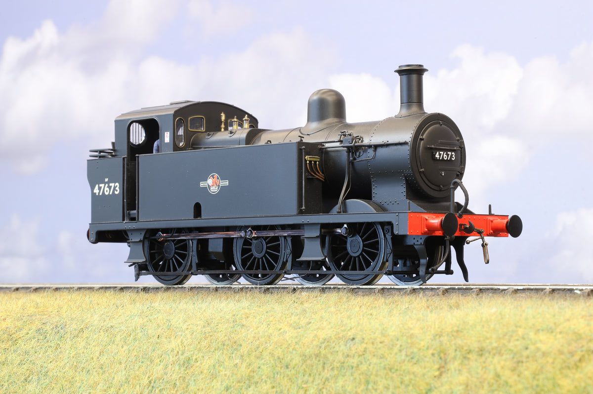 Dapol Finescale O Gauge Class 3F &#39;Jinty&#39; No. 47673 BR Black (Late Crest) DCC Sound