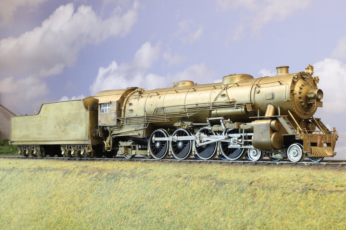 WORKSHOP Finescale O Gauge ALCO/USRA 'Heavy Mountain' 4-8-2, Unpainted Brass
