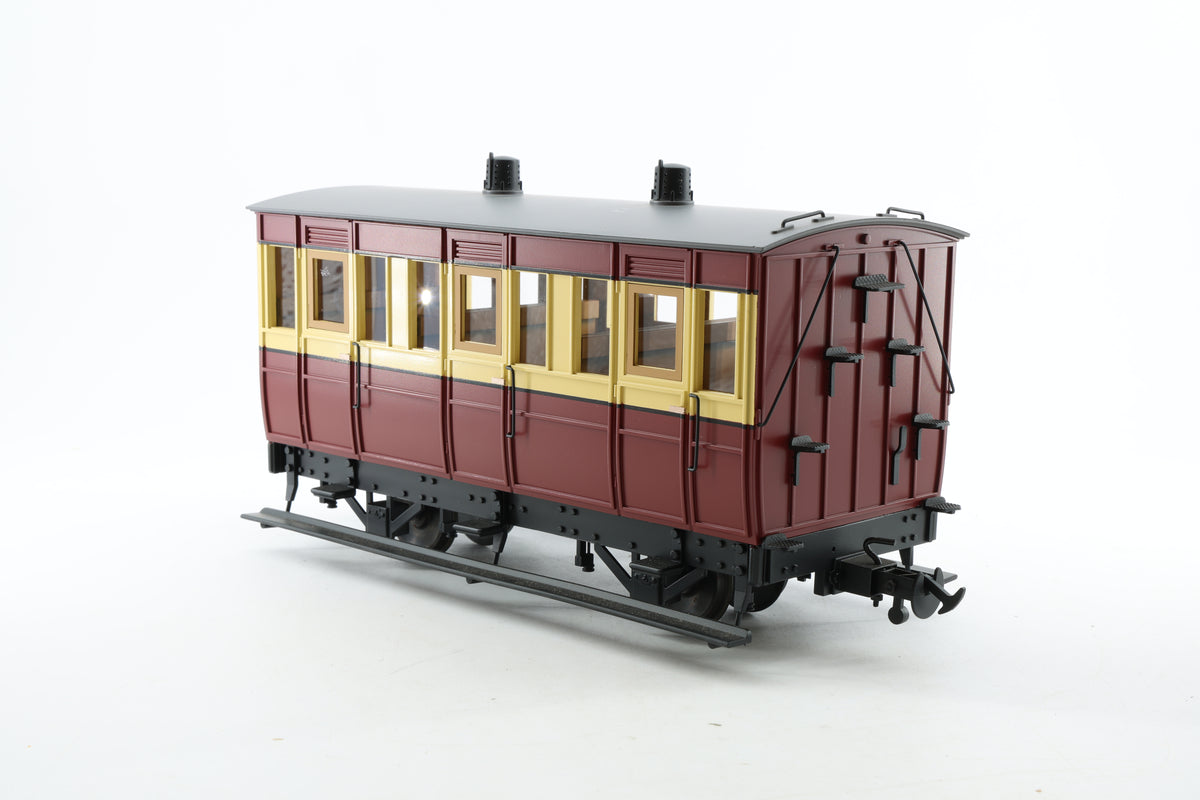 BMS/Accucraft 16mm Scale (32mm Gauge) Isle of Man 4 Wheel 3rd Class Coach R19-10