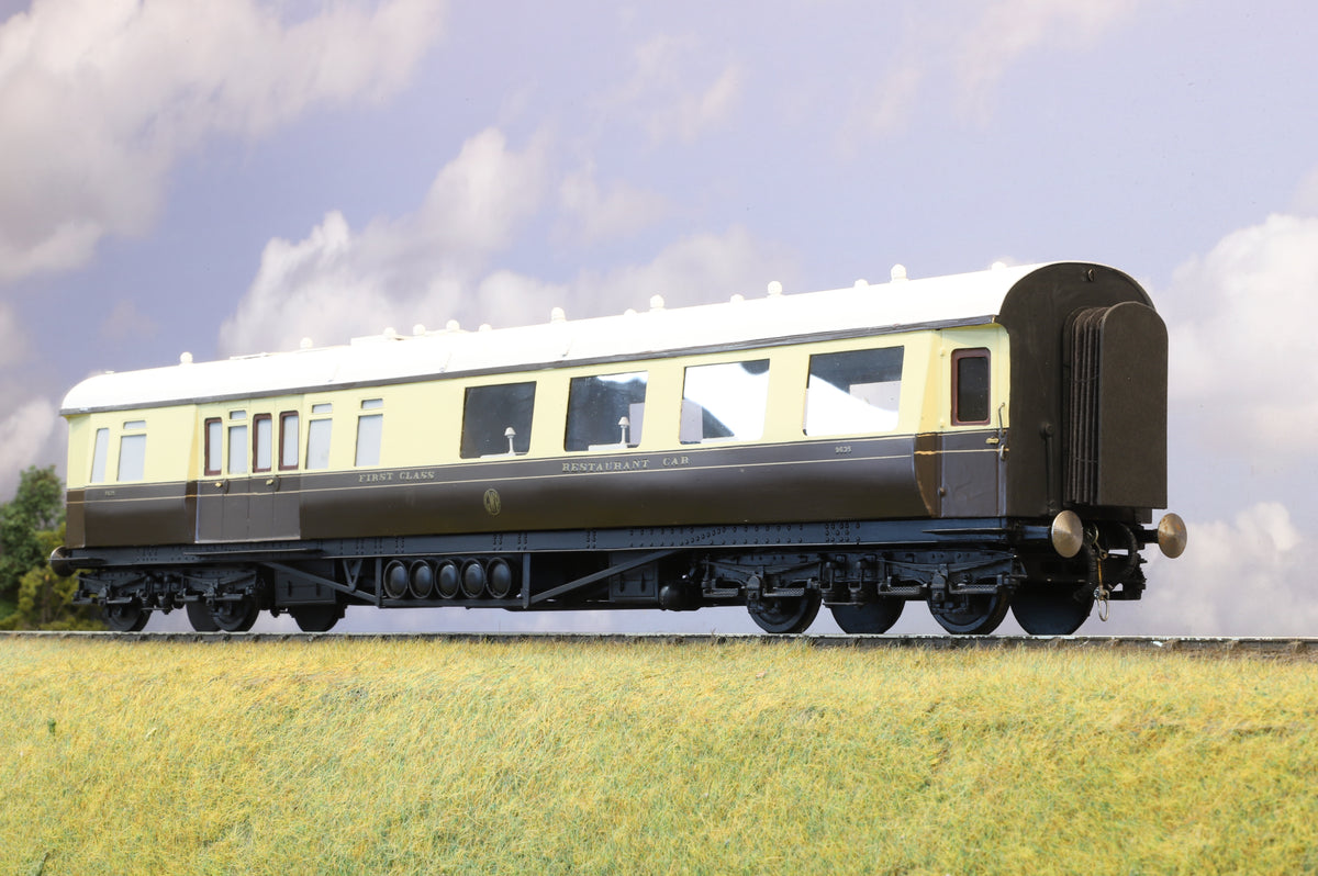 Kit-built Finescale O Gauge Rake of Nine GWR Centenary Coaches