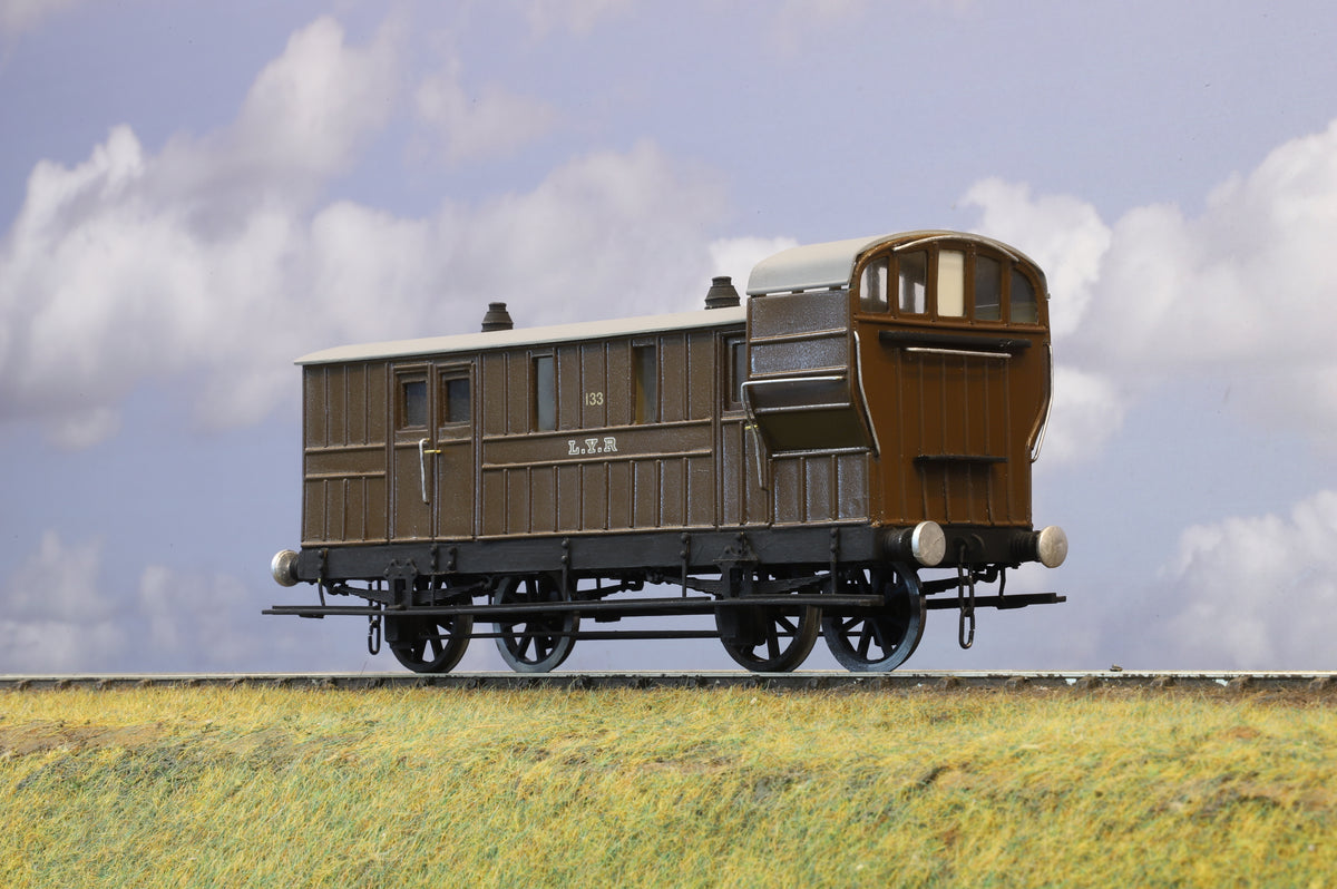 Finescale O Gauge (Kit-Built) LYR Old Time Brake Van No. 133