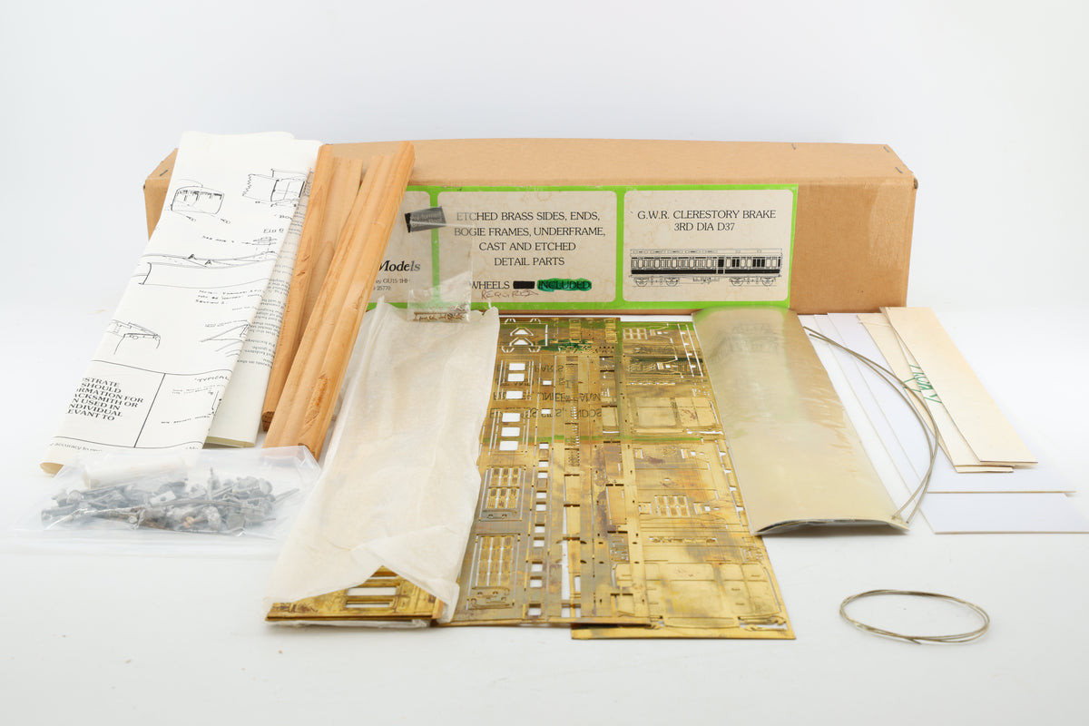 Blacksmith Models GWR Clerestory Brake 3rd Dia D37 Coach Kit