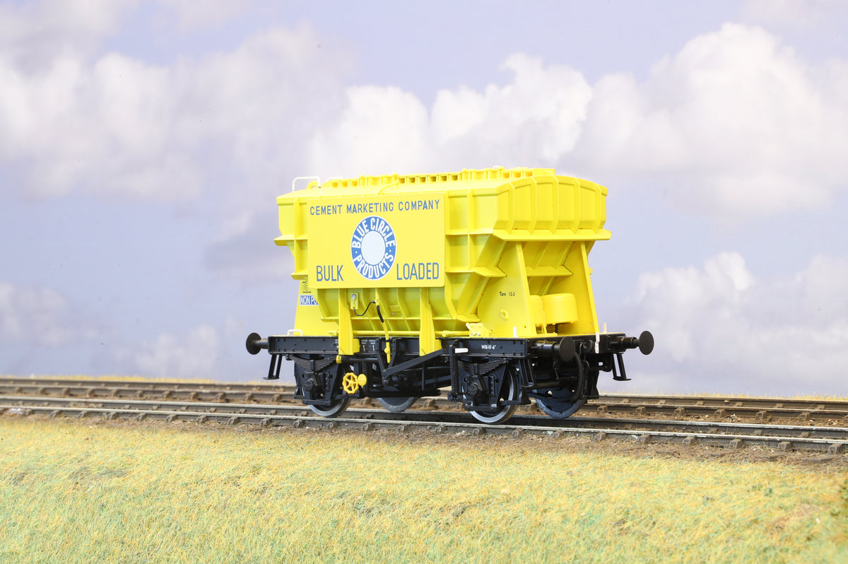 Ellis Clark Trains Finescale Scale 7 (E3003U) Presflo 'Blue Circle' Unnumbered (Pre-TOPS) Yellow