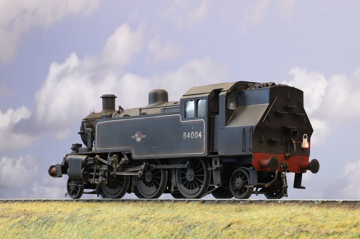 DJH Finescale O Gauge BR Standard 2MT 2-6-2 Tank No.84004, DCC Sound, Weathered