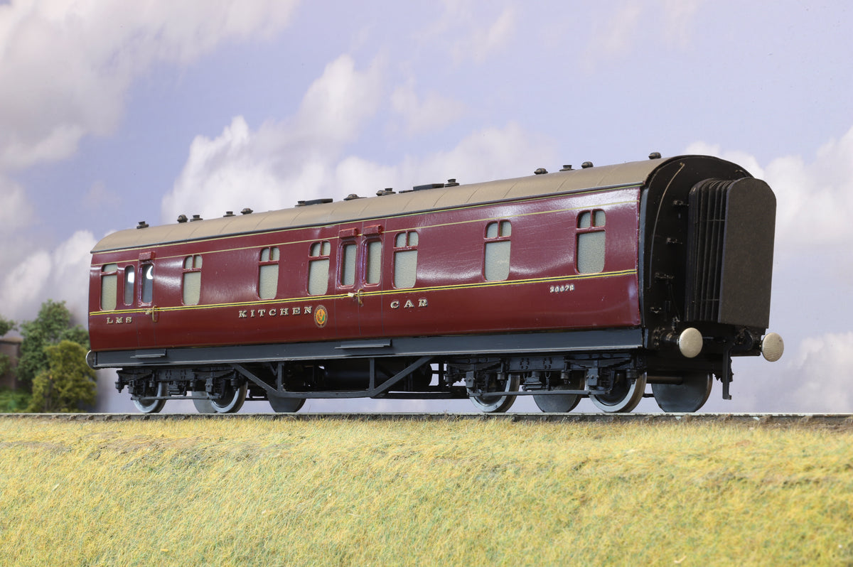 Kit-built Finescale O Gauge LMS Stanier Kitchen Car No. 30078