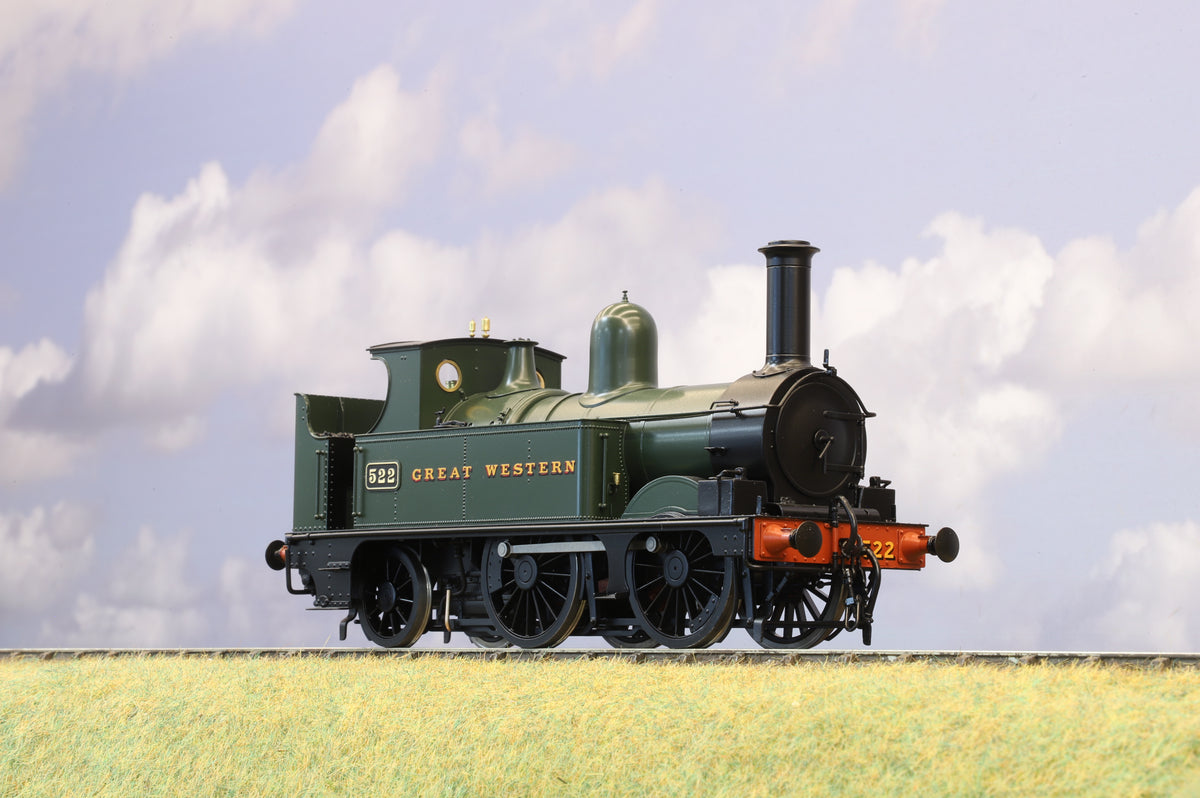 Lee Marsh Model Co. Finescale O Gauge GWR 517 Class No. 522 Great Western Green DCC Sound
