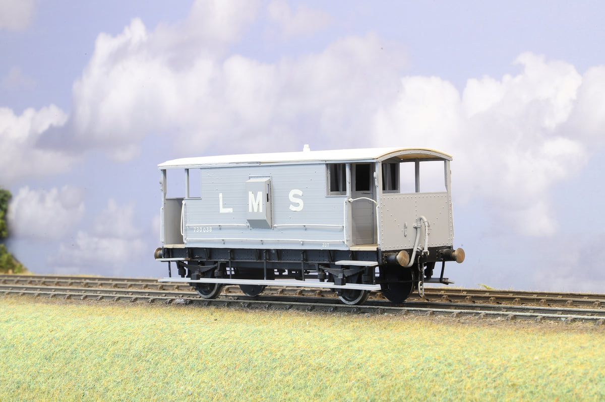 Parkside Finescale O Gauge (Kit-Built) LMS 20 Ton Brake Van No. 730038