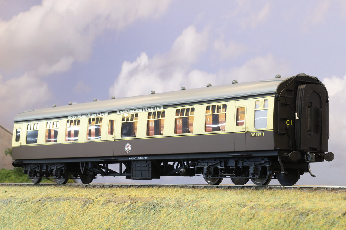 Darstaed Finescale O Gauge MK1 SK Western Region Chocolate & Cream No. W18911