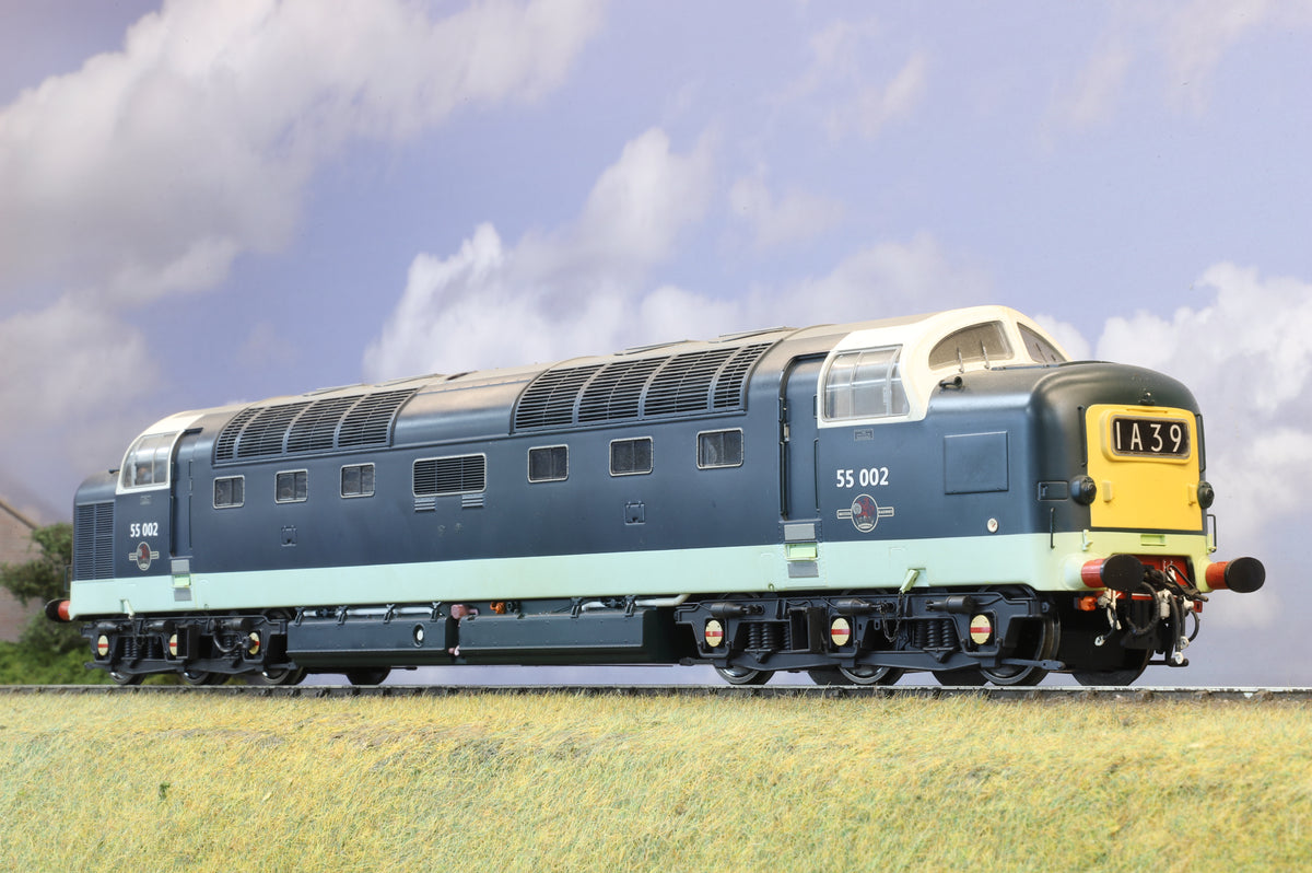 WORKSHOP Heljan Finescale O Gauge Class 55 &#39;Deltic&#39; No. 55002 BR Green DCC Sound
