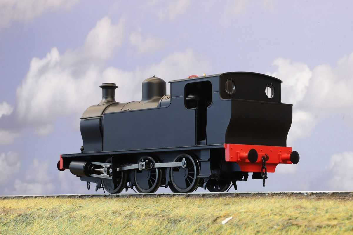 Minerva Finescale O Gauge Kerr Stuart 'Victory' 0-6-0 Tank, Plain Black, DCC Sound