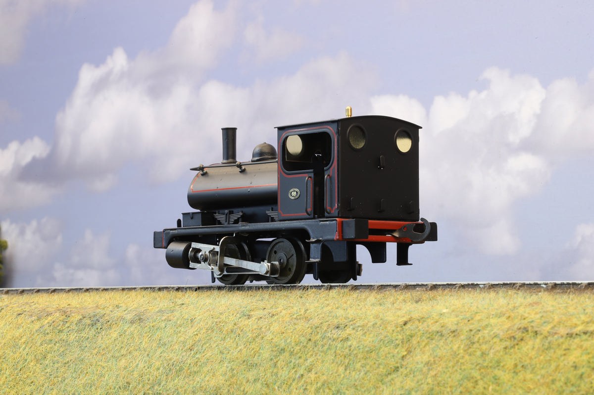 Along Classic Lines L&amp;Y Class 21 &#39;Pug&#39; 0-4-0ST No. 68 L&amp;YR Lined Black