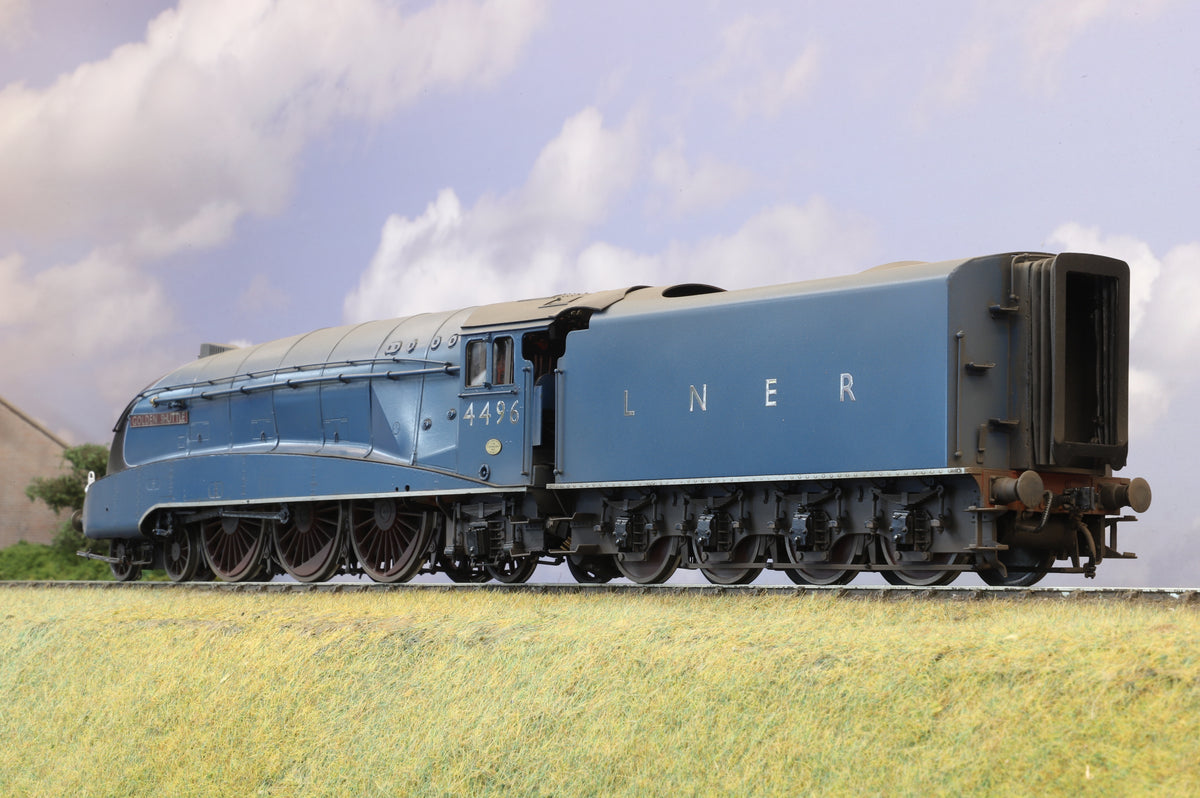 Golden Age Models Finescale O Gauge LNER Class A4 No.4496 &#39;Golden Shuttle&#39; DCC Sound &amp; Smoke, Weathered