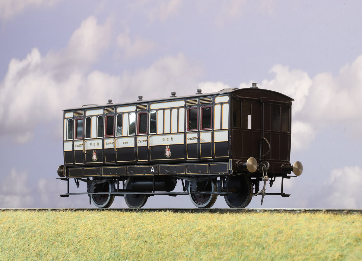 Finescale O Gauge (Kit-Built) Great Central Railway 4-Wheel Brake Third No. 190 (Brass Construction)