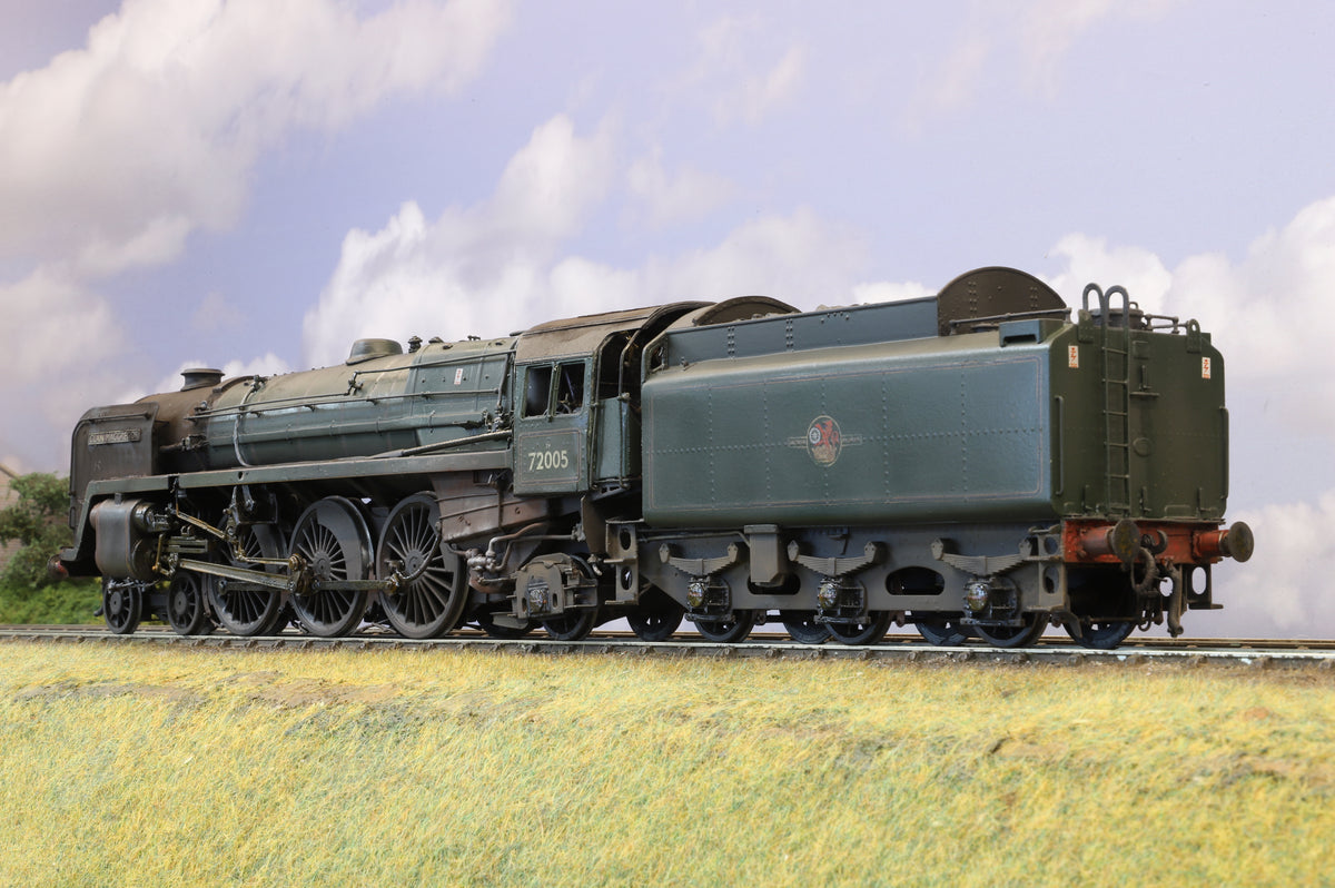 DJH Finescale O Gauge 'Clan' No. 72005 'Clan MacGregor' BR Green, Pro-Weathered