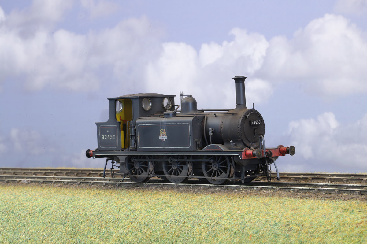Dapol Finescale O Gauge ex-LBSCR Terrier A1X No. 32650 BR Lined Black DCC Sound Pro-Weathered