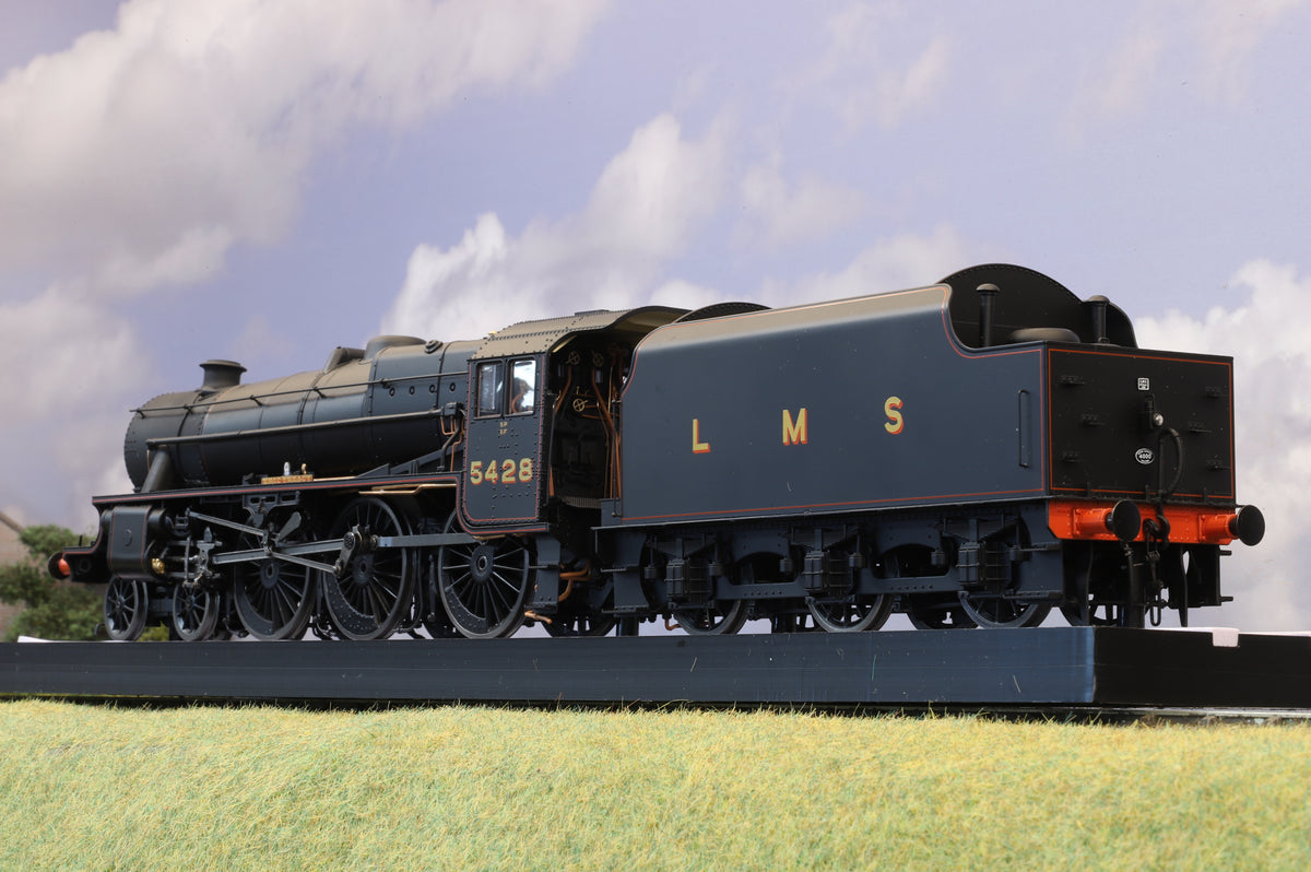 Ellis Clark Trains Finescale O Gauge Black 5 No. 5428 'Eric Treacy' LMS Lined Black (Limited Edition) DCC Sound