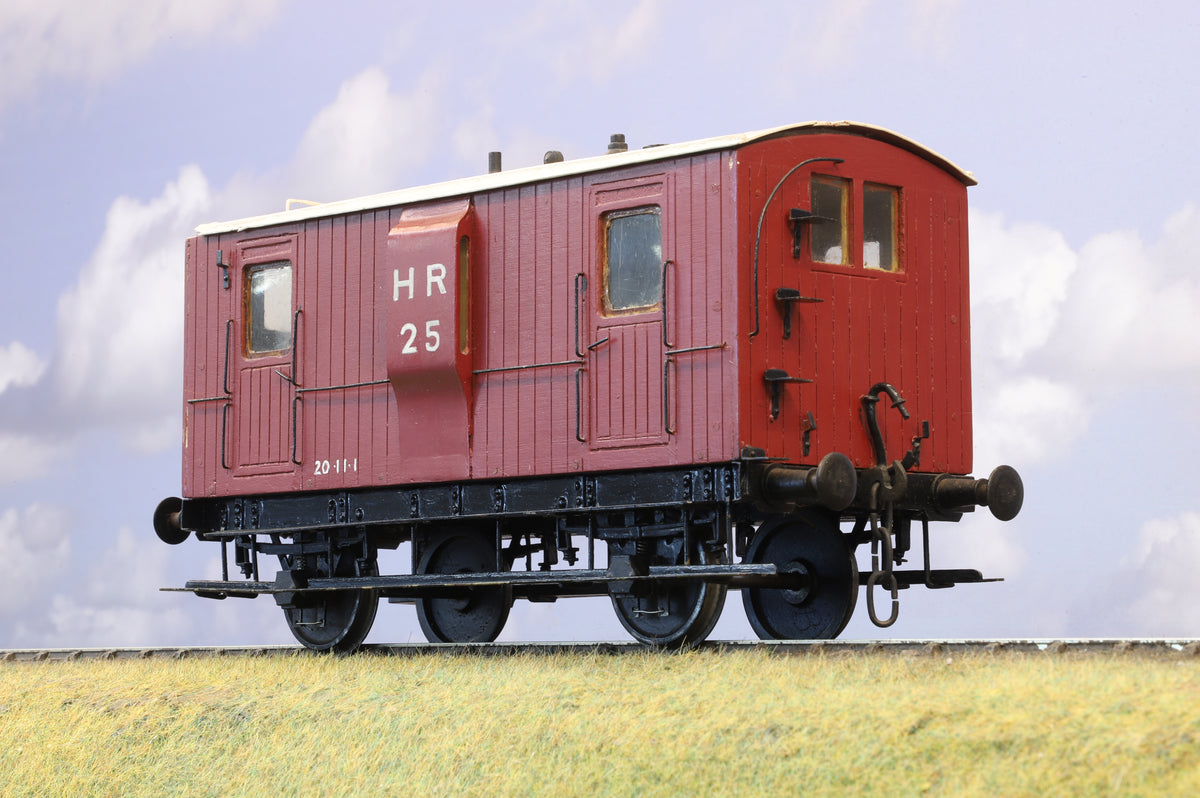 Gauge 1 (10mm) Highland Railway Diagram 39 Brake Van