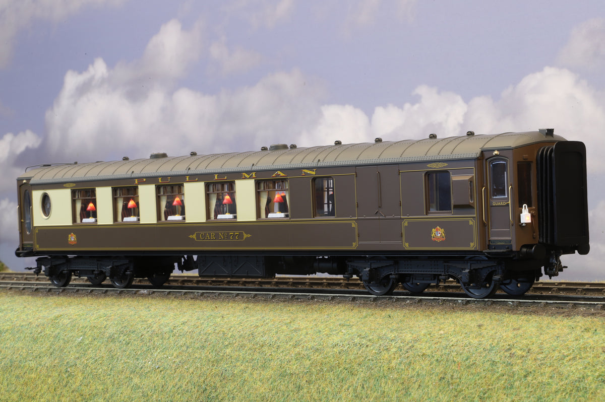 Darstaed D25-05C Finescale O Gauge All Steel Type K Pullman Brake Third 'Car No.77'