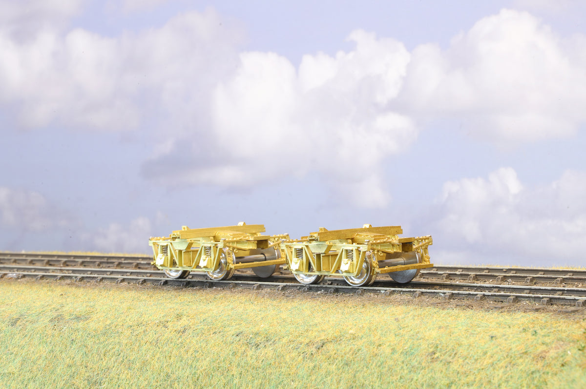 Overland Models O Scale Brass Snohomish Disconnect Trucks Unpainted Brass