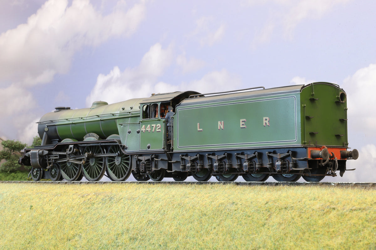 Finescale O Gauge LNER Class A3 No. 4472 &#39;Flying Scotsman&#39;, DCC Sound &amp; Pro Weathered