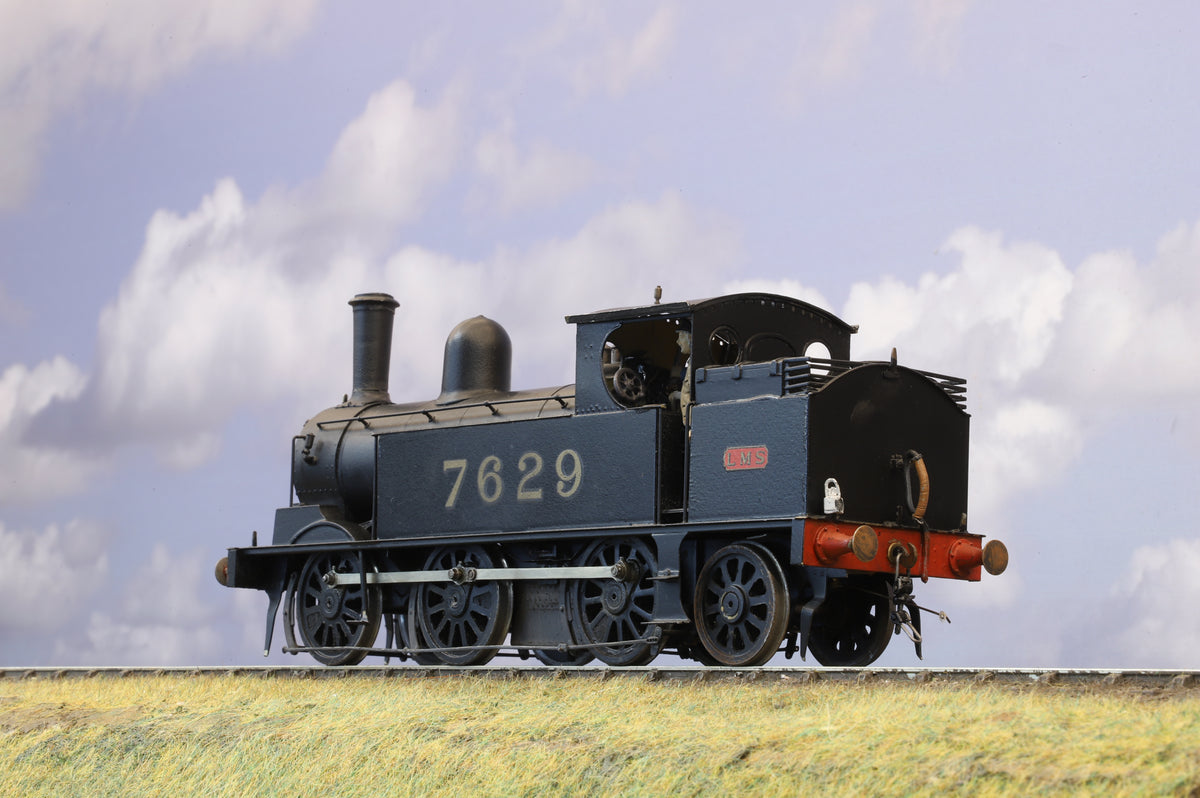 Finescale O Gauge (Kit-Built) LNWR Webb Coal Tank No. 7629 LMS Black, DCC Sound