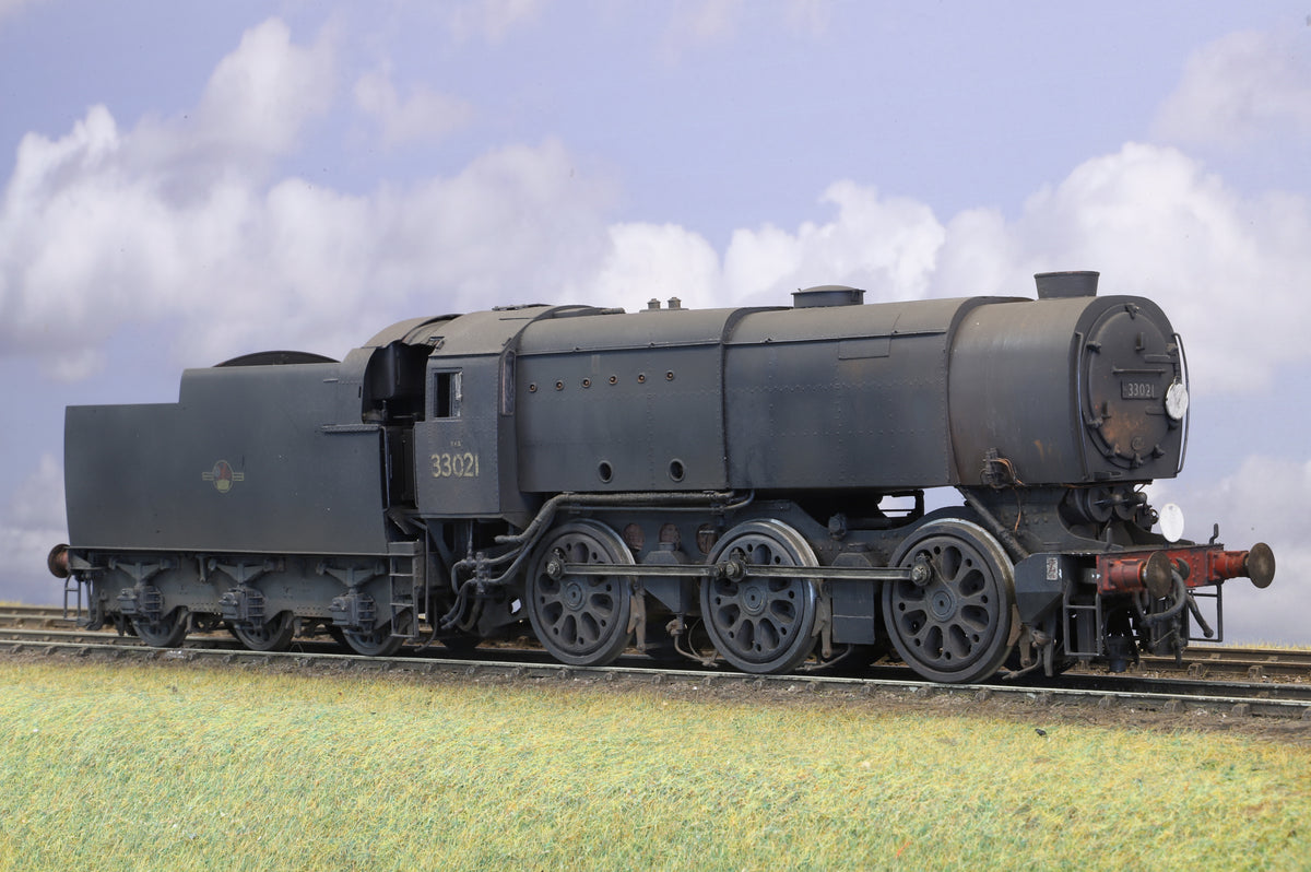 Finescale O Gauge (Kit-Built) ex-SR Q1 No. 33021 BR Black Pro-Weathered