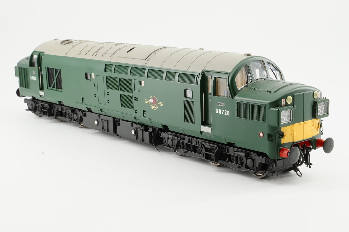 WORKSHOP Heljan Finescale O Gauge Class 37 No. D6728 BR Green (SYP) DCC Sound