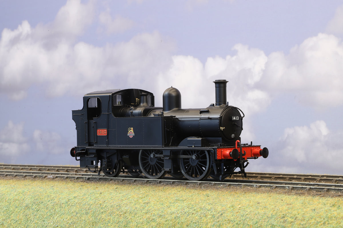 Dapol Finescale O Gauge Class 14xx No. 1413 BR Black (Early Crest) item no. 7S-006-025
