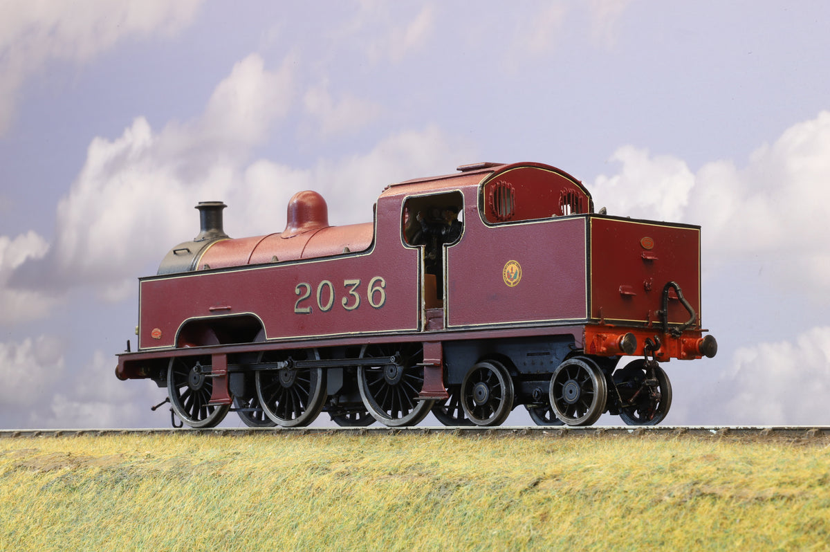 Slaters Kit Built Finescale O Gauge Class 2000 &#39;Flatiron&#39; 0-6-4T No. 2036 LMS Crimson Lake