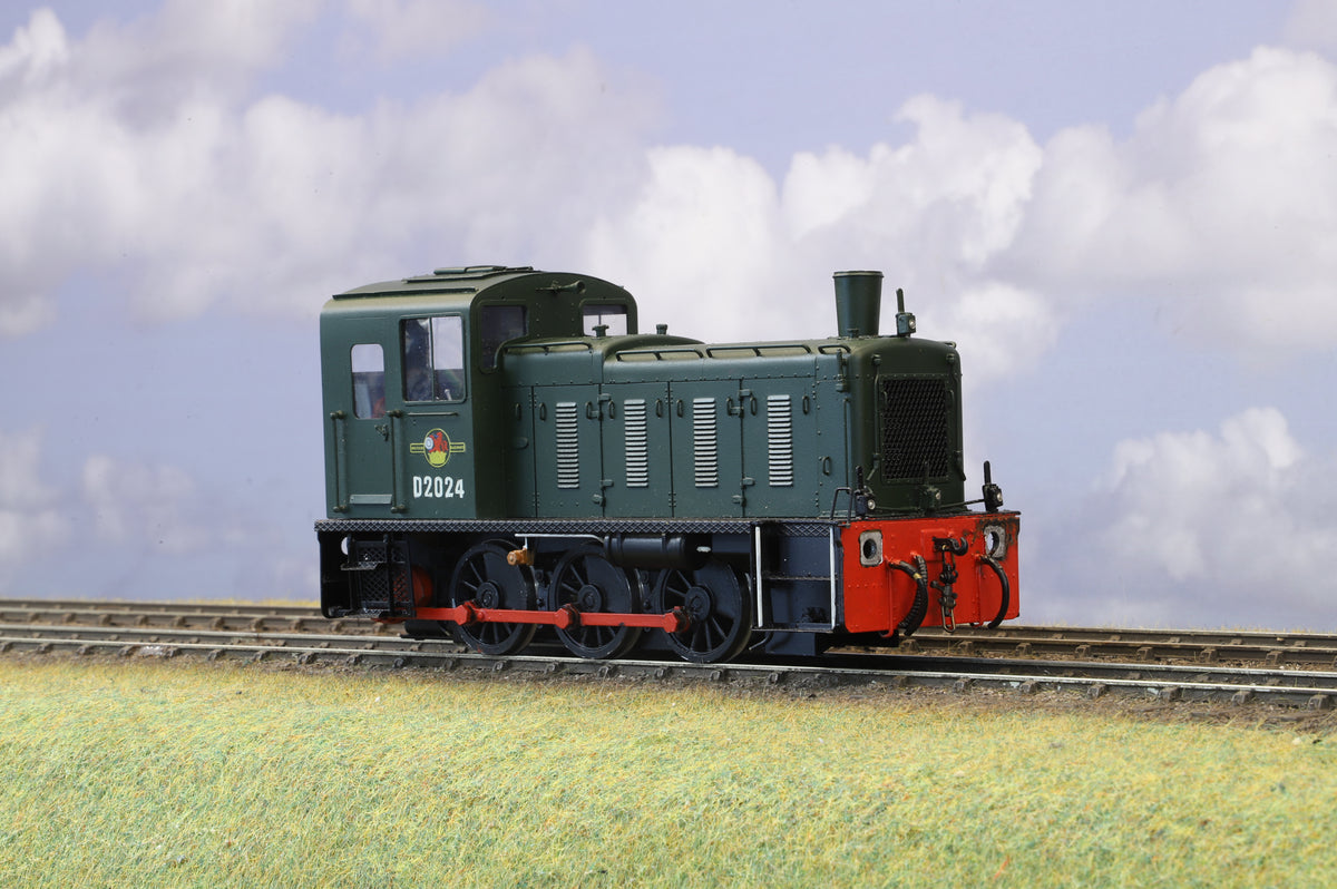 Bachmann Brass/Sancheng Finescale O Gauge Class 03 Shunter D2024 BR Green