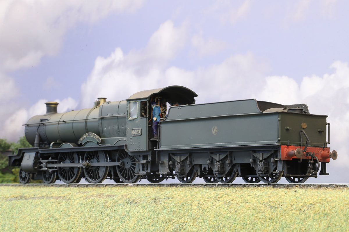 Sancheng Finescale O Gauge GWR 'Grange' No. 6822 'Manton Grange' Shirtbutton Green (Weathered)