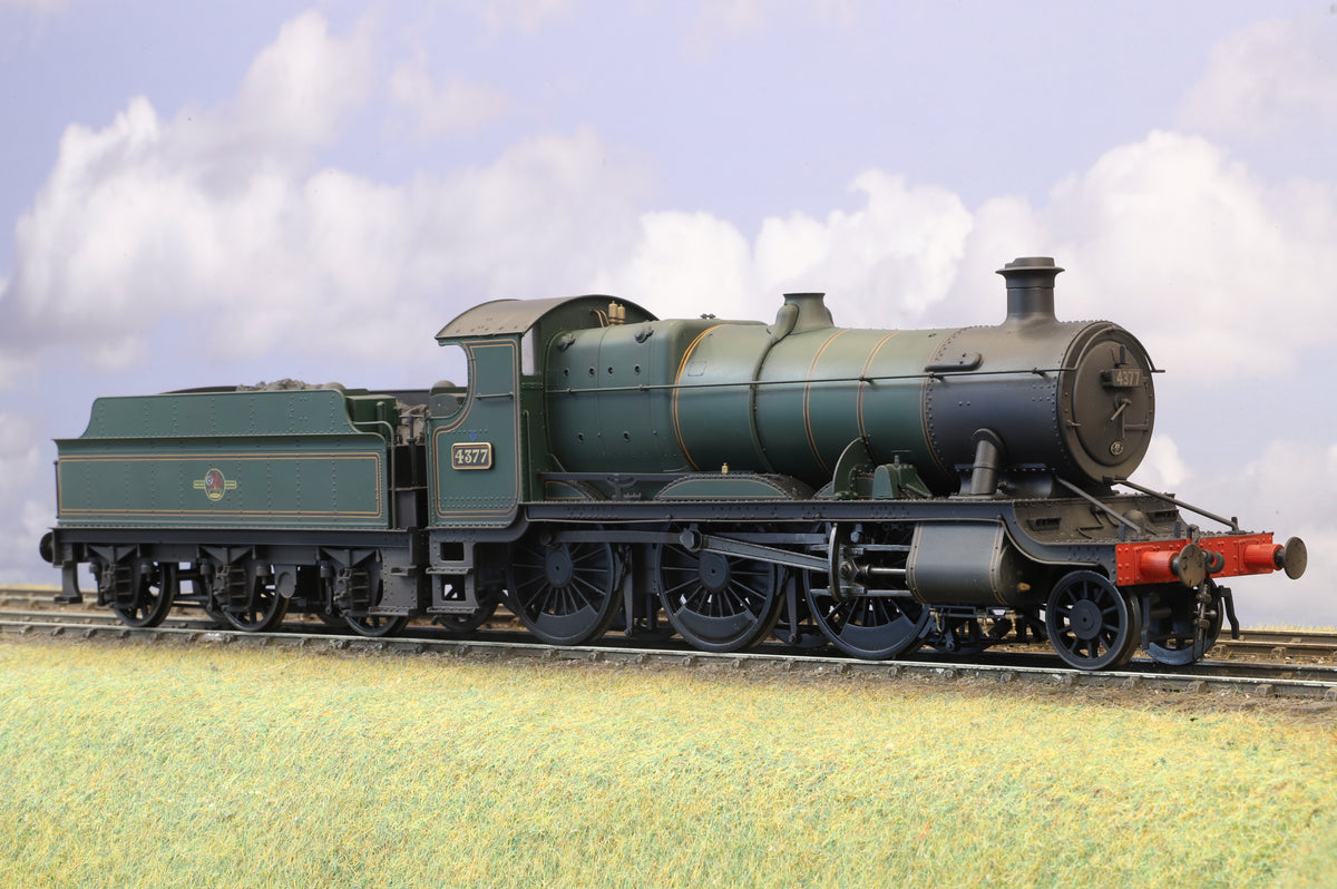 Heljan Finescale O Gauge 2-6-0 'Mogul' 43xx Class No. 4377 BR Lined Green (Tower Exclusive) Weathered DCC Sound Fitted