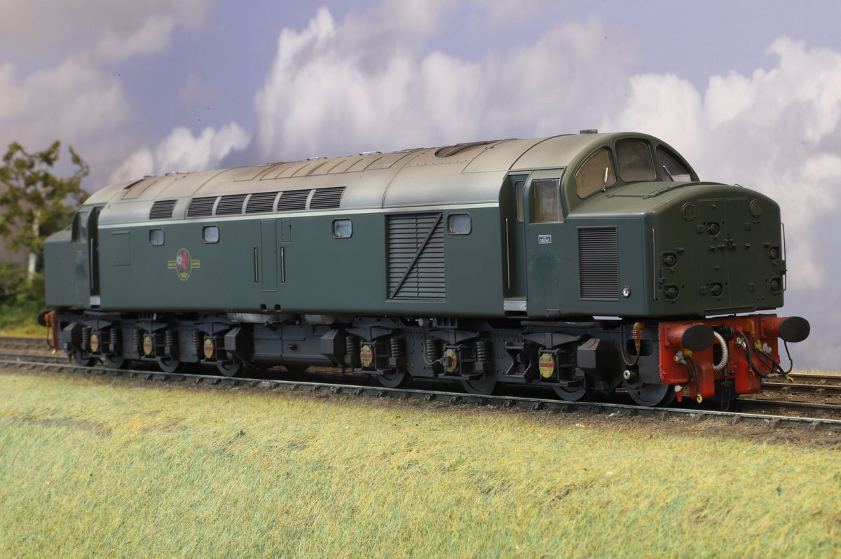 Heljan Finescale O Gauge Class 40 BR Green, Unnumbered, DCC Sound & Weathered