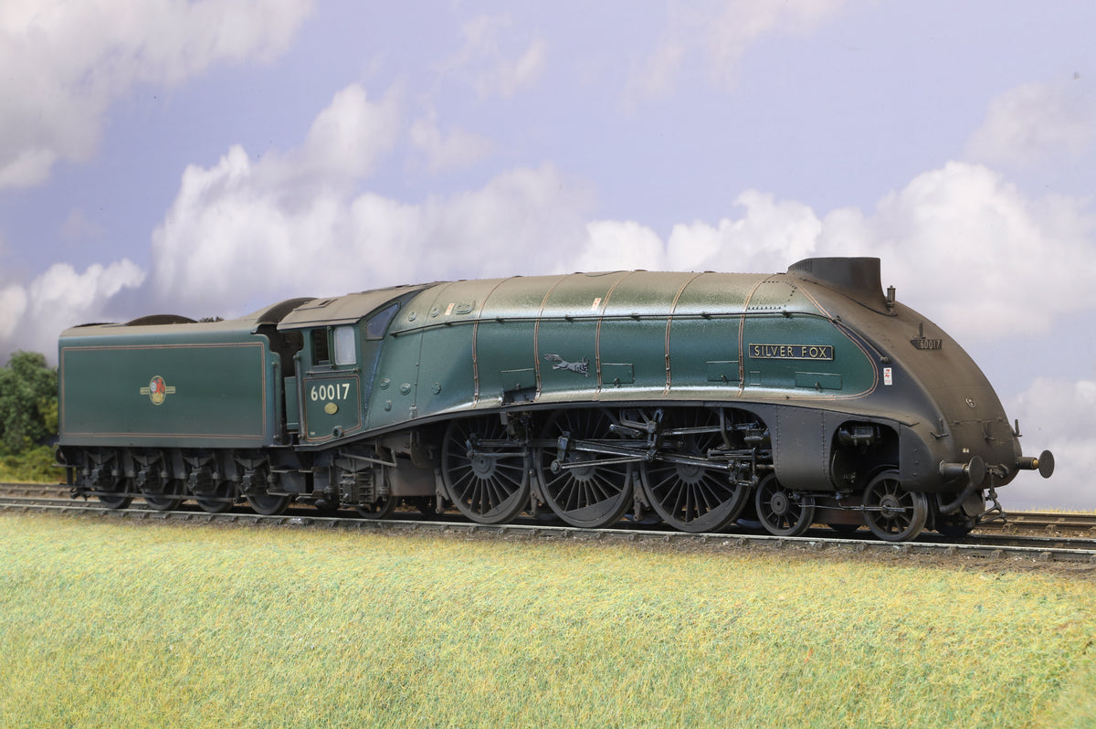 DJH (Kit-Built) Finescale O Gauge ex-LNER Class A4 No. 60017 'Silver Fox' BR Green Late Crest Pro-Weathered