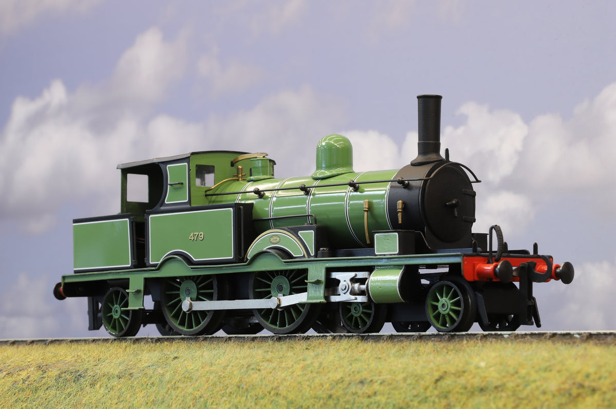 WJVintage Coarse Scale O Gauge LSWR 415 Class Adams Radial No. 479 Pea Green 2/3 Rail