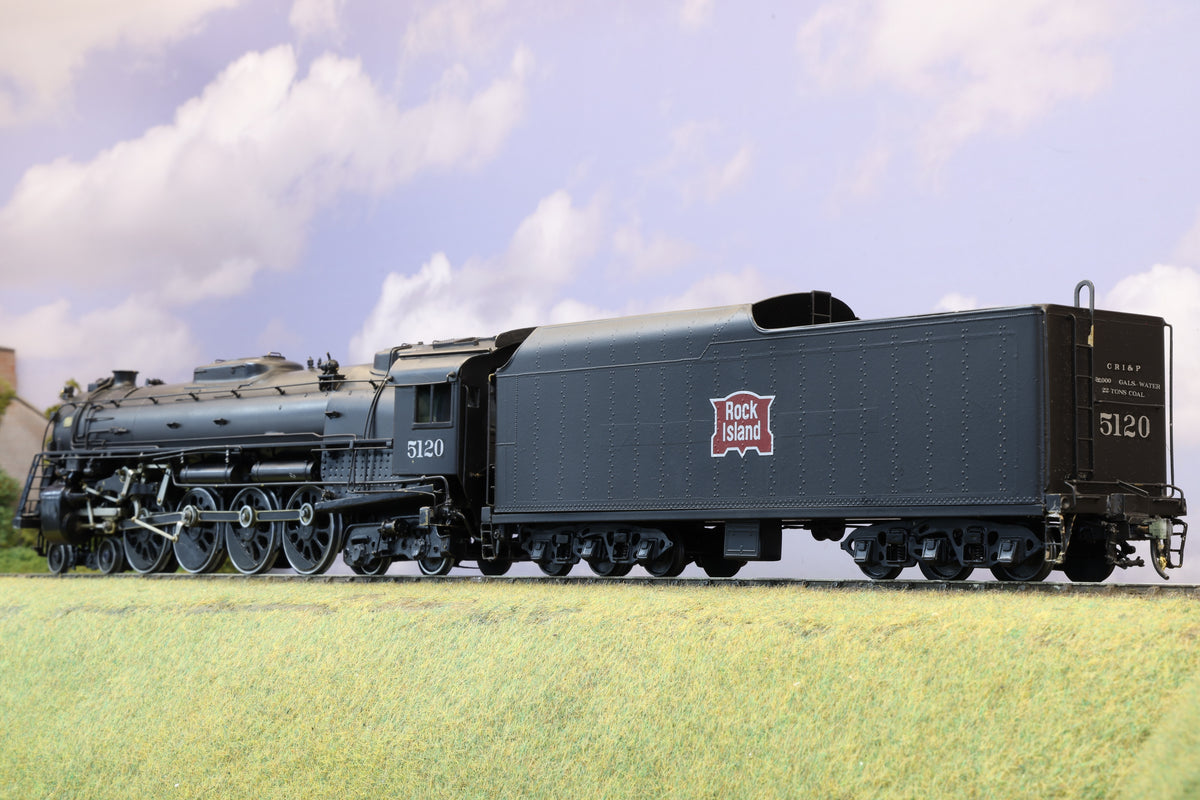 American Finescale O Gauge Rock Island 'Northern Type' 4-8-4 No. 5120