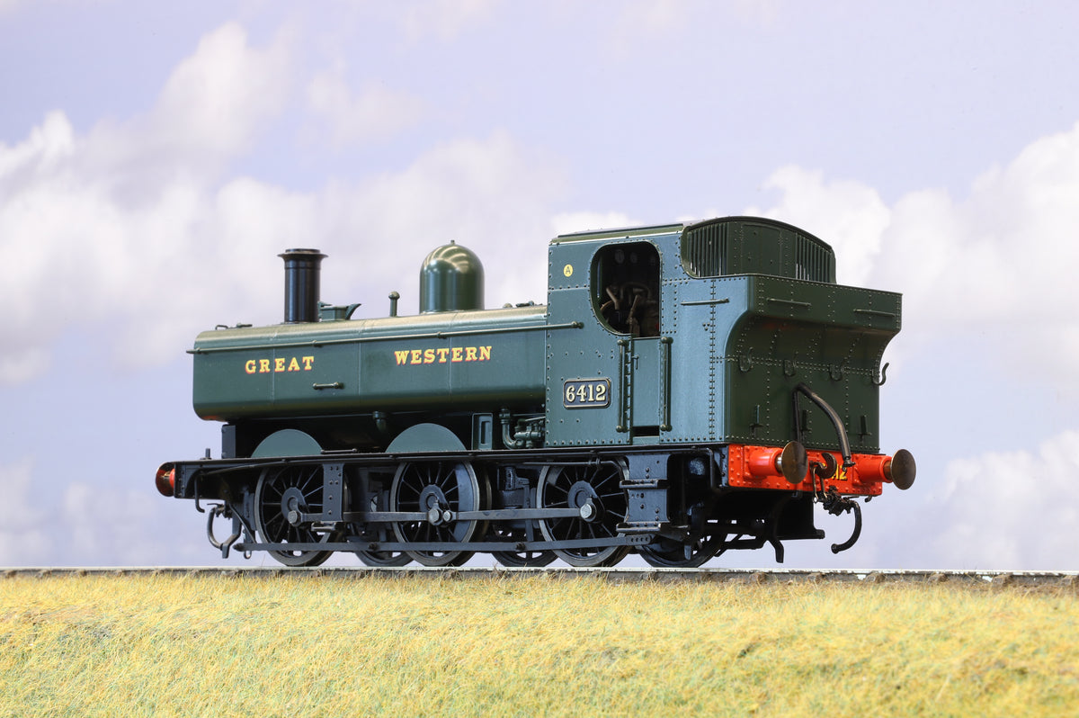 Dapol Finescale O Gauge Class 64xx Pannier No. 6412 GWR Green DCC Sound