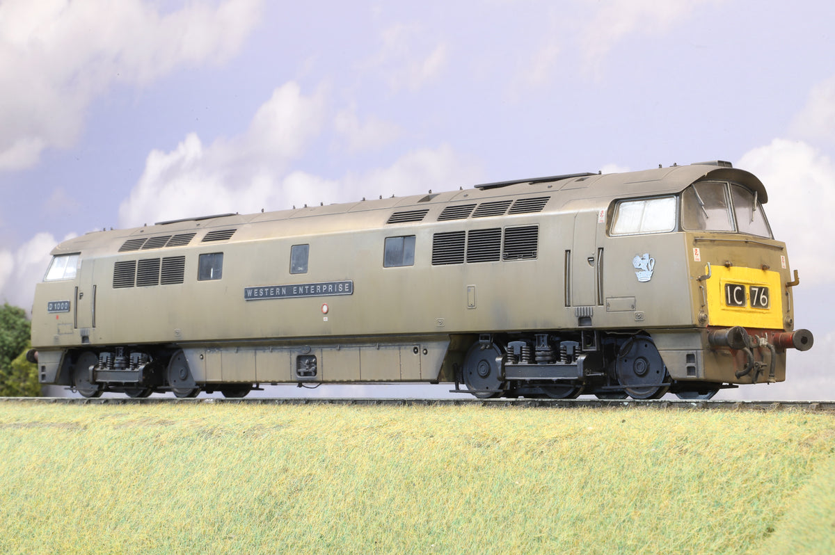 Heljan Finescale O Gauge Class 52 'Western' No.D1000 'Western Enterprise', Weathered